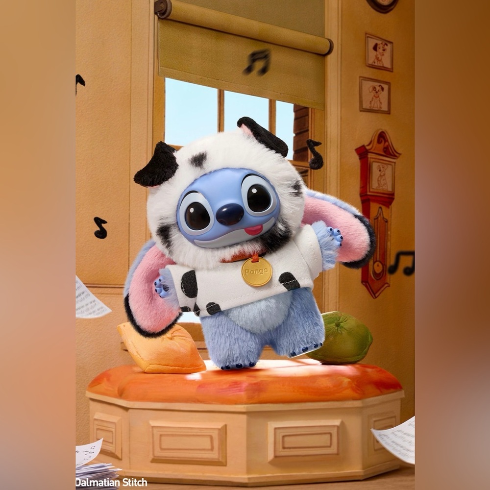 Disney Stitch Adventure Series Plush Pendant Confirmed - Dalmation Stitch